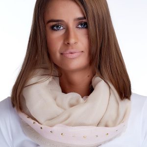 Wholesale Beige scarf with stars