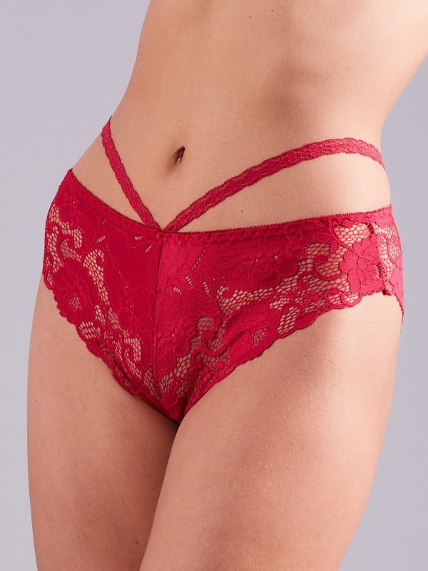 Wholesale Red Lace Ladies Panties