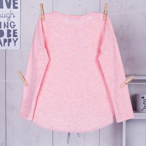 Wholesale Light pink blouse for a girl with leaves