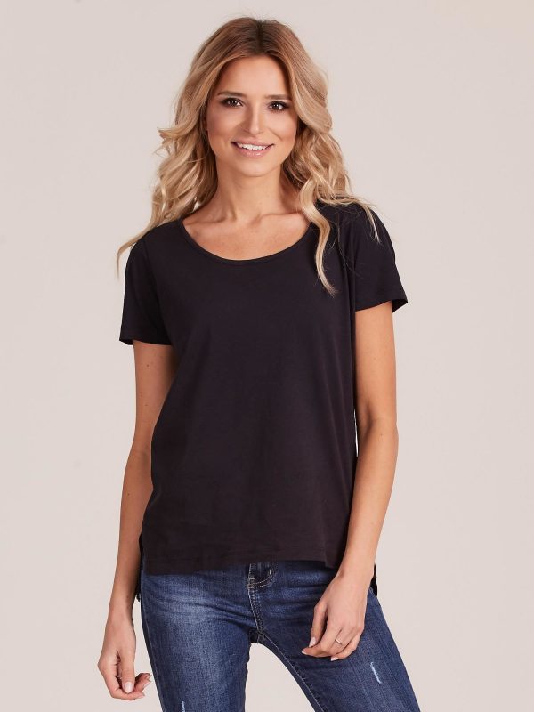 Wholesale Black Women's Smooth T-Shirt