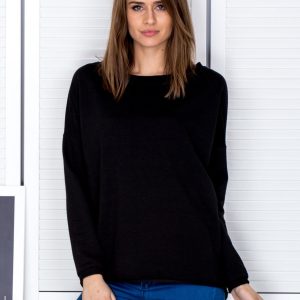 Wholesale Black sweatshirt with bead strip