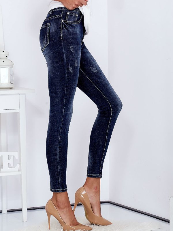 Wholesale Blue fitted jeans for women