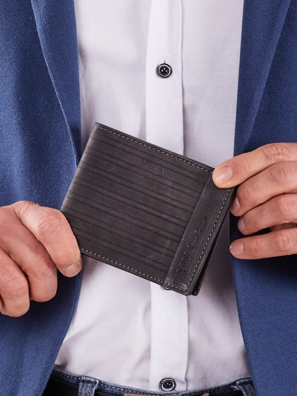 Wholesale Black Leather Men's Wallet