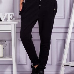 Wholesale Black sweatpants with pockets