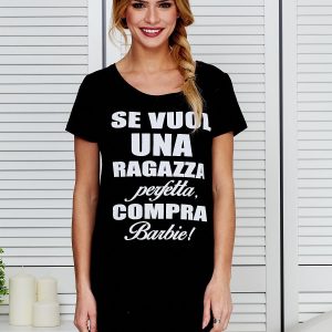 Wholesale Cotton dress with black inscriptions