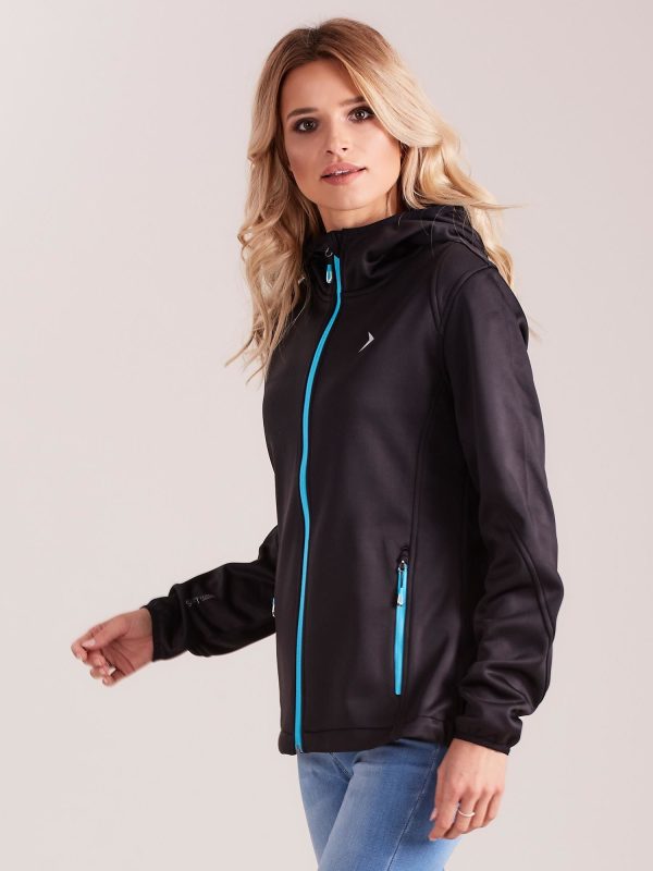 Wholesale Outhorn Black Hooded Softshell Jacket