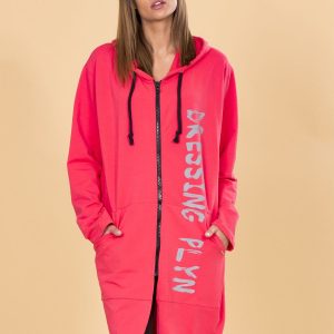 Wholesale Coral Long Hoodie