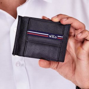 Wholesale Black Men's Leather Wallet With Outside Pocket