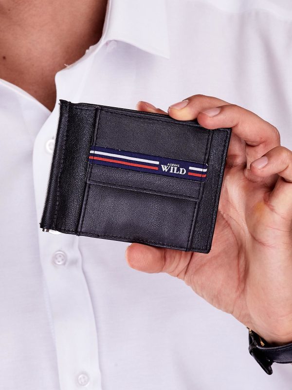 Wholesale Black Men's Leather Wallet With Outside Pocket