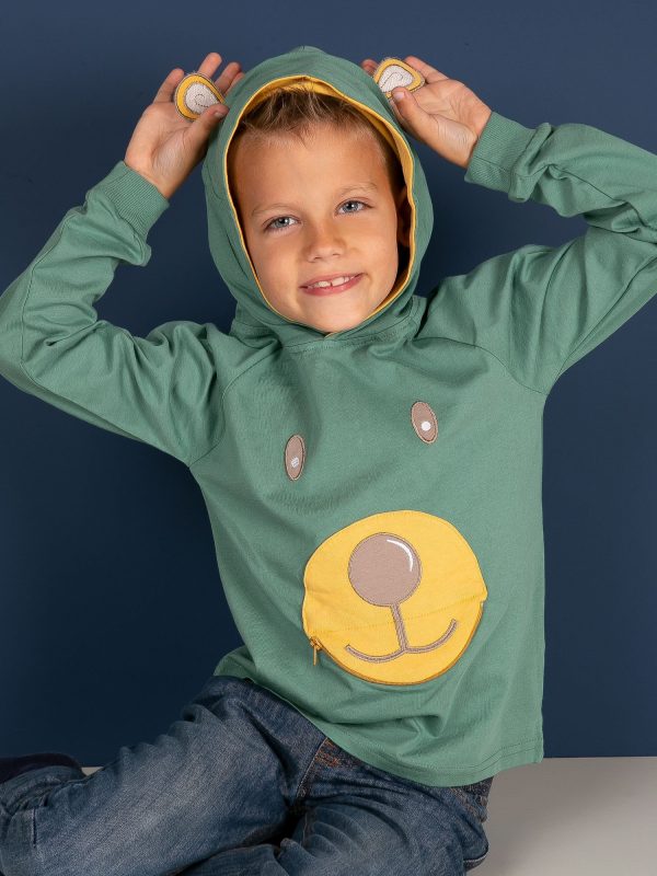 Wholesale Green Hoodie for Boy