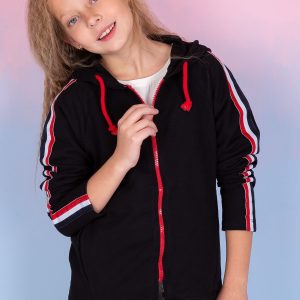 Wholesale Black hoodie for girl