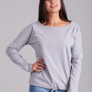 Wholesale Light Grey Cotton Blouse