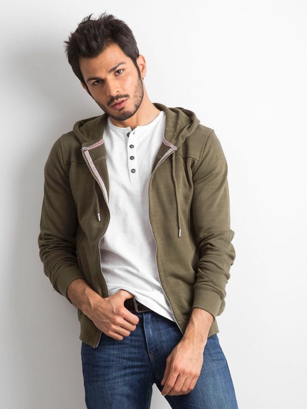 Wholesale Khaki Men's Sweatshirt