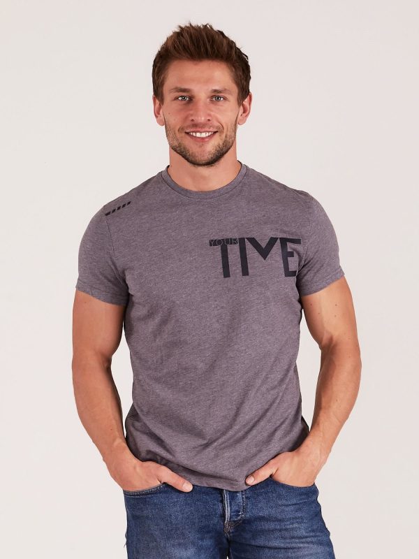 Wholesale OUTHORN Men's Grey t-shirt