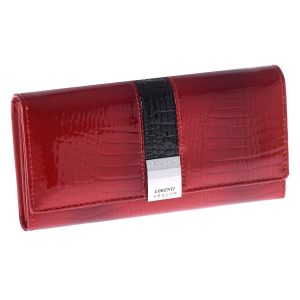 Wholesale Dark Red Crocodile Leather Pattern Embossing Wallet