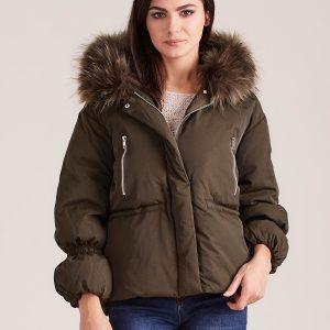 Wholesale Khaki women's jacket for winter