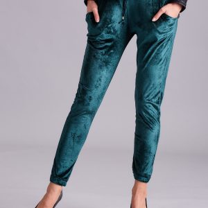 Wholesale Green velvet pants