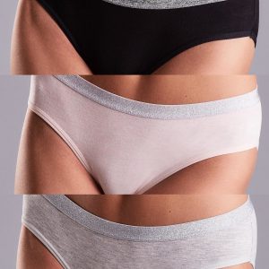 Wholesale Women's briefs with trimming 3-pack