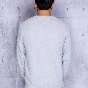 Wholesale Grey sweatshirt for men with pocket