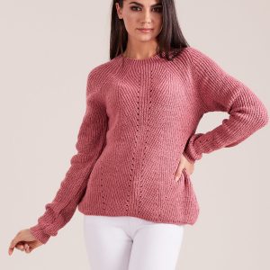 Wholesale Purple knitted sweater