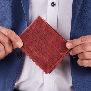 Wholesale Red Leather Men's Wallet