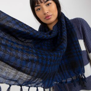 Wholesale Black and dark blue plaid sling arafatka