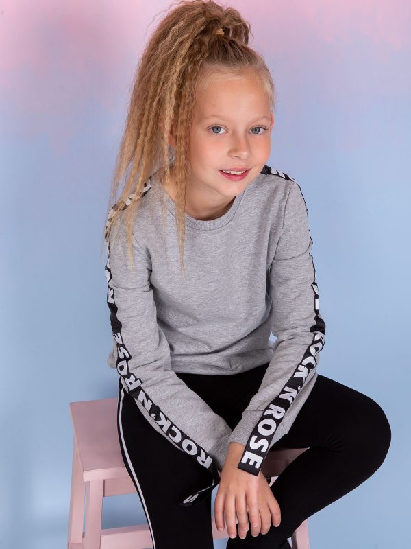 Wholesale Sweatshirt for girl grey