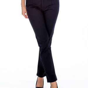 Wholesale Black Classic Straight Fit Pants