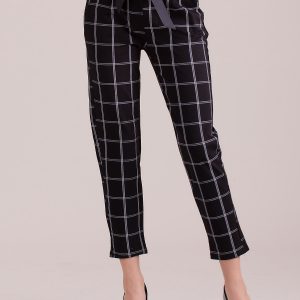 Wholesale Black plaid pants