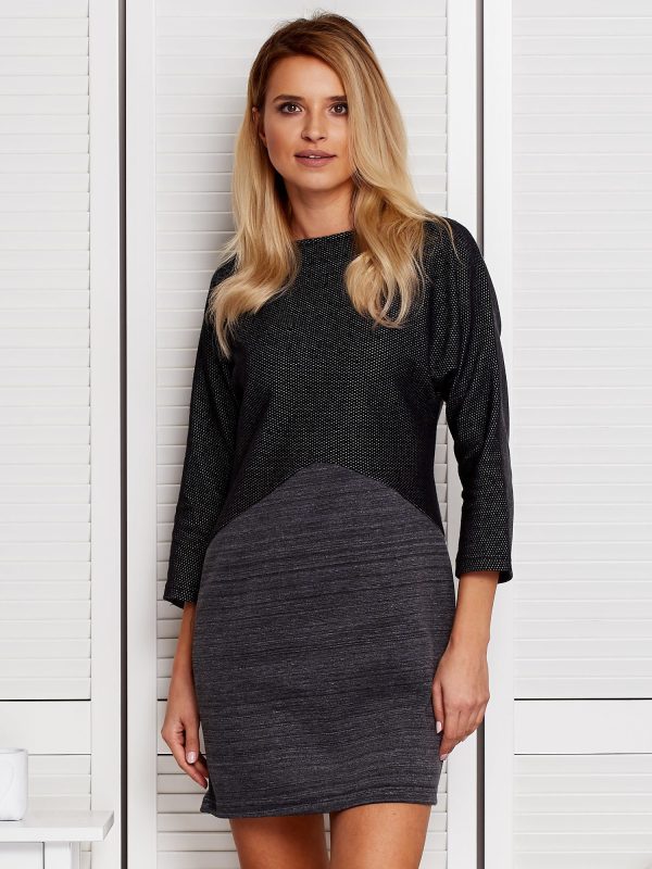 Wholesale Dark Grey Modular Day Dress