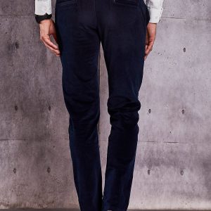 Wholesale Men's Corduroy Trousers Navy Blue