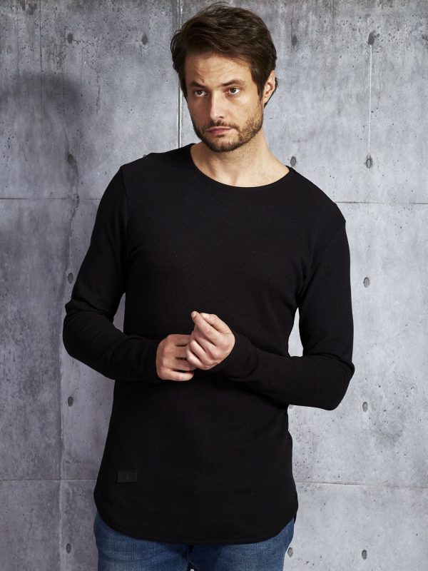 Wholesale Black Longer Blouse for Men