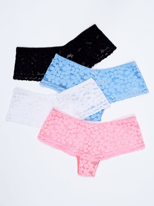 Wholesale Women's Briefs Set Boxer Briefs Lace 4-Pack