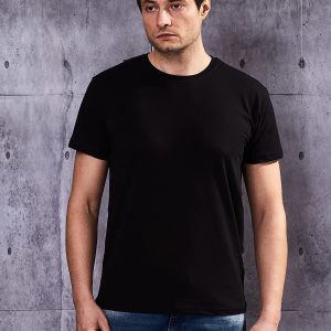 Wholesale Black men's t-shirt