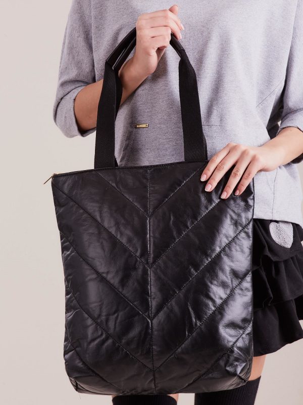 Wholesale Black Quilted Bag