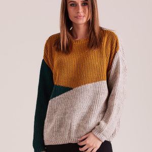 Wholesale Mustard sweater three colors