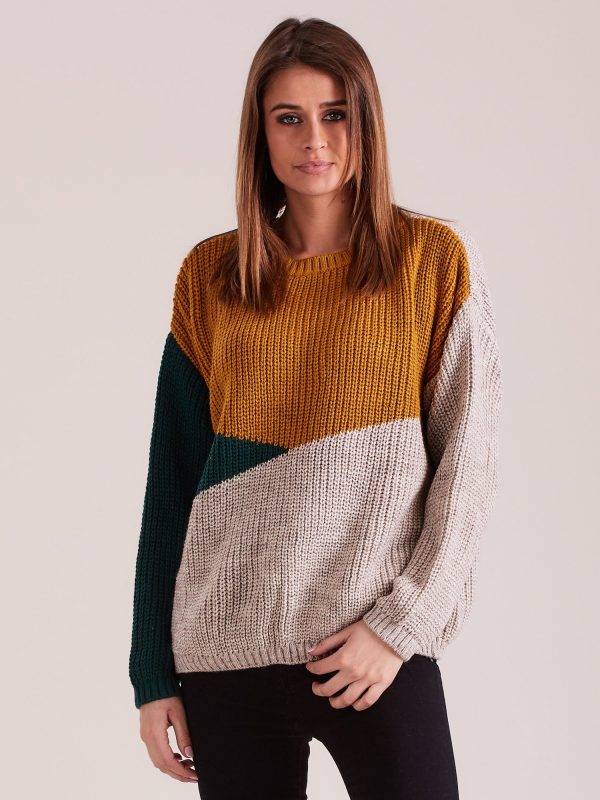 Wholesale Mustard sweater three colors