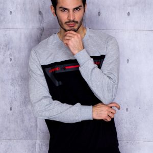 Wholesale Black sweatshirt for men with zipper