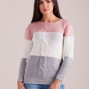 Wholesale Three-color women's sweater