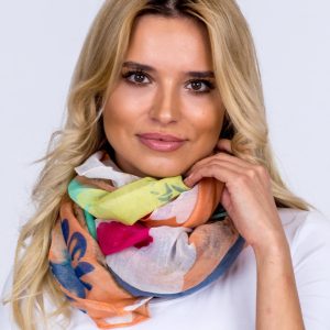 Wholesale Salmon airy sling in colorful patterns