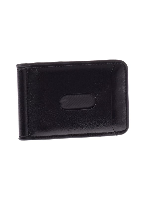 Wholesale Black mini wallet for banknotes and cards