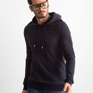 Wholesale Dark navy cotton sweatshirt for men