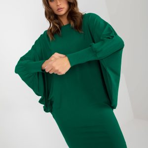 Wholesale Women's Marine Wide Sleeve Bat Dress