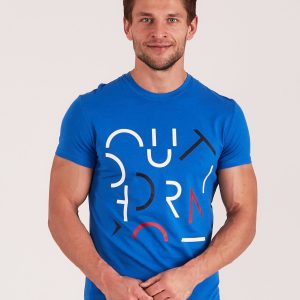 Wholesale OUTHORN Blue T-shirt for men