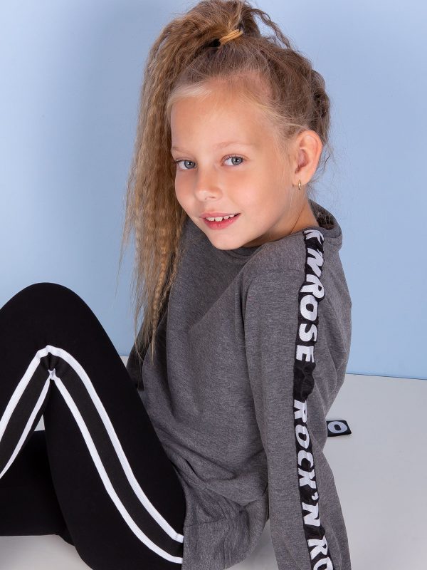 Wholesale Sweatshirt for girls dark grey