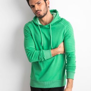 Wholesale Green cotton sweatshirt for men