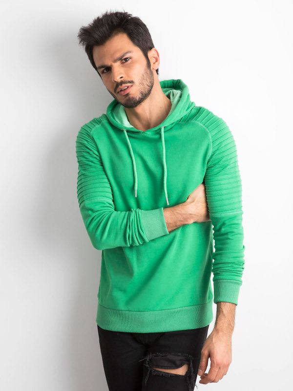 Wholesale Green cotton sweatshirt for men