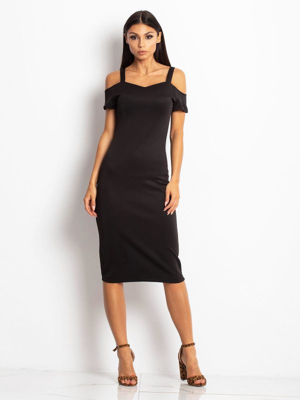 Wholesale Black cocktail dress cut out