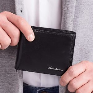 Wholesale Black Horizontal Elegant Men's Wallet