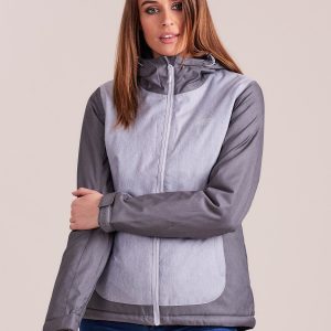 Wholesale 4F Grey Melange Ski Jacket